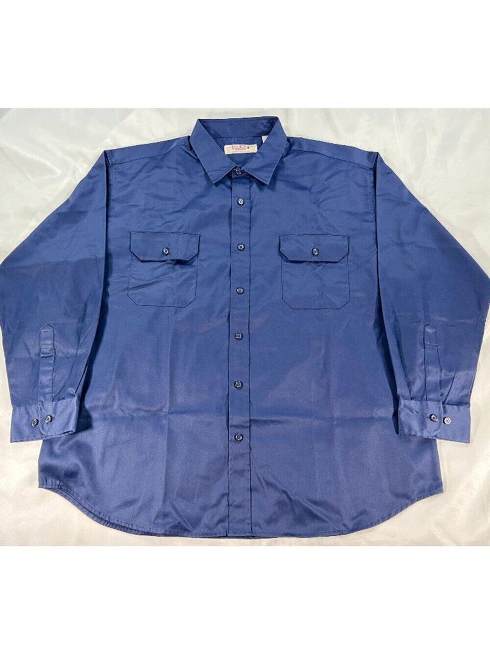 Men's Big Mac Workwear Long Sleeve Button Down Shirt Size 2XL